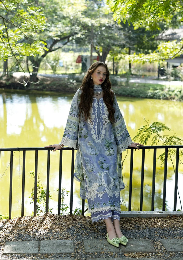 ELAF SIGNATURE EMBROIDERED LAWN 3PC | ANASTASSIA