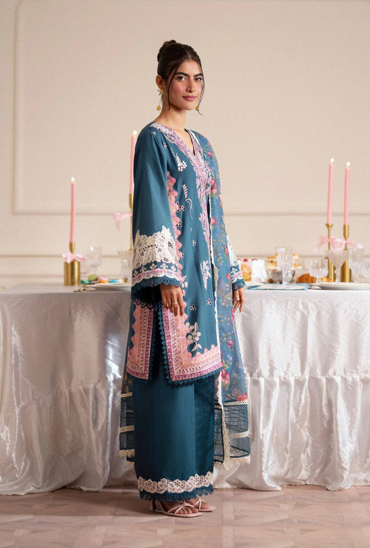 AJR SIGNATURE LAWN UN-STITCHED 3PC| CASCADE