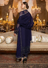 MERAKISH LUXURY CHIFFON UNSTITCHED 3P| BY SHAHZEB - NAVY BLUE