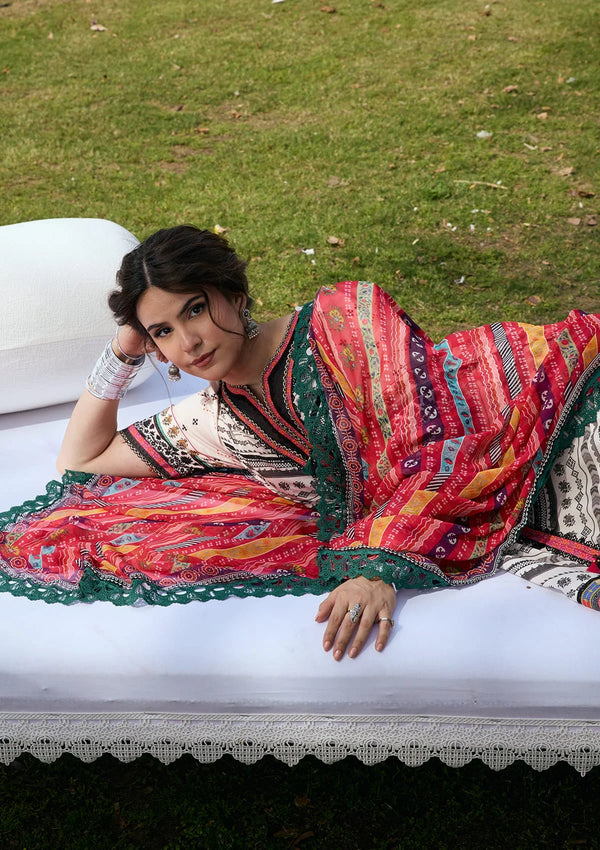 Aangan-Print Chiffon'26 By Kahf - KPS-2B MEHRUBA