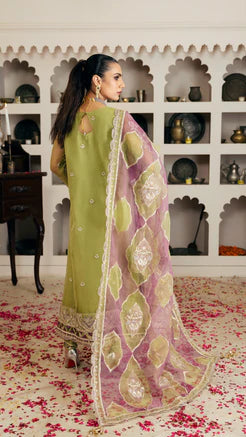 ZIRCON BY ZEBTAN UN-STITCHED 3PC | KHANZADI ZQ-02