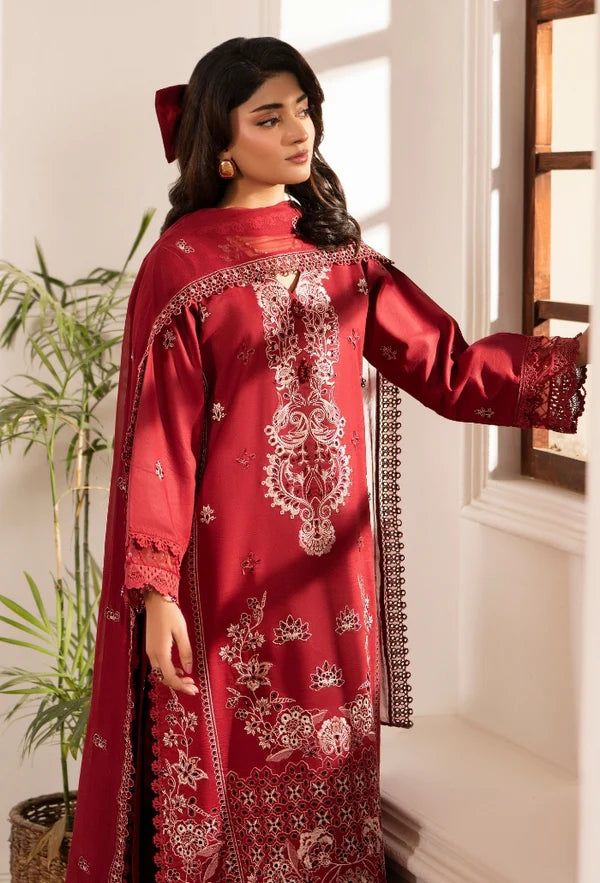 MERAKI BY HUMDUM UNSTITCHED LAWN D-01