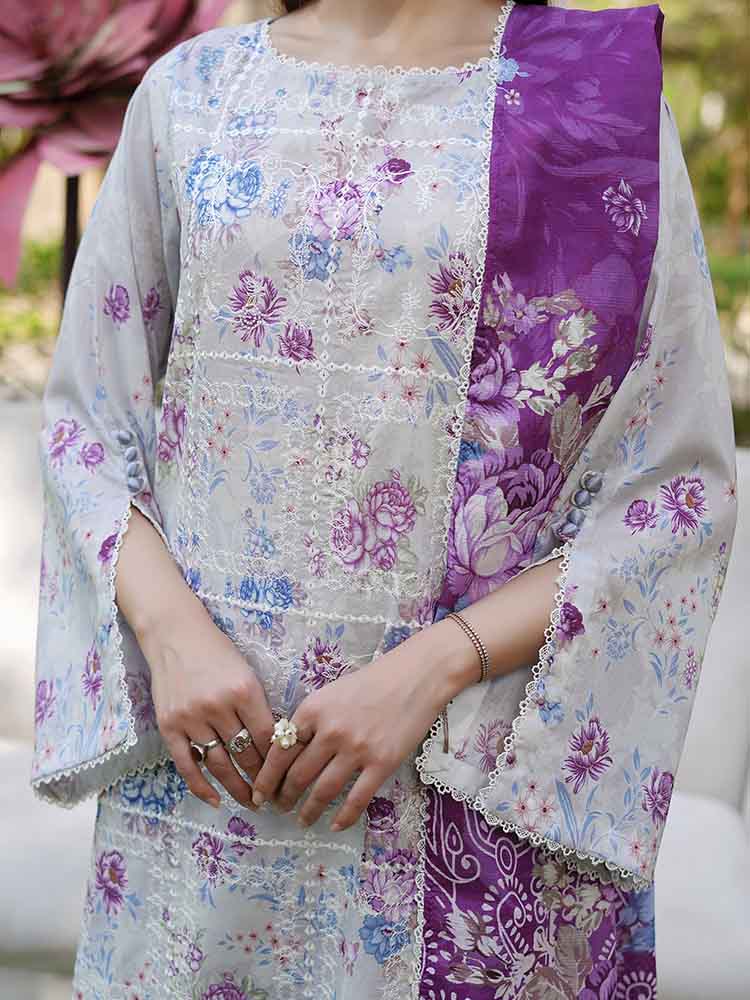 TWINKLING 3-Piece Unstitched Digital Printed Lawn Suit