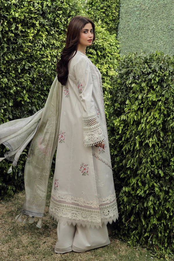 QALAMKAR FESTIVE UN-STICHED 3PC| PS-11