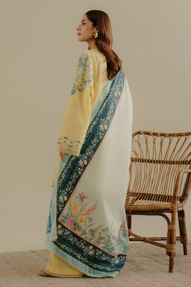 COCO BY ZARA SHAHJAHAN UN-STITCHED 3PC | VELIN-7B