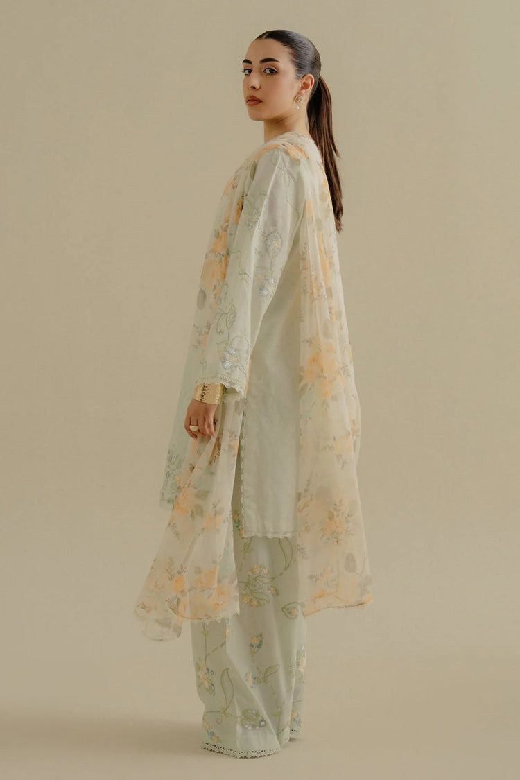 COCO BY ZARA SHAHJAHAN UN-STITCHED 3PC | ELVA-1B