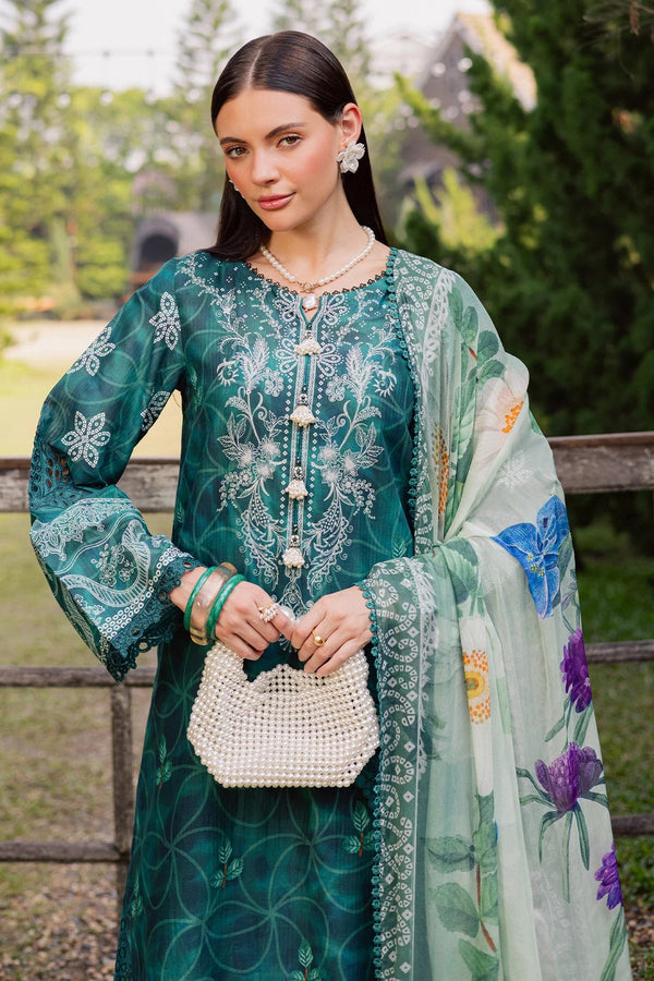 NUREH GARDENIA LAWN UN-STITCHED 3PC | NSG-210