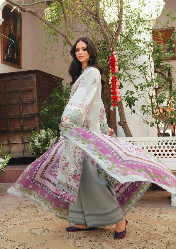 EK FASANA BY KAHF UN-STITCHED 3PC | KLB-6B BANAFSHA