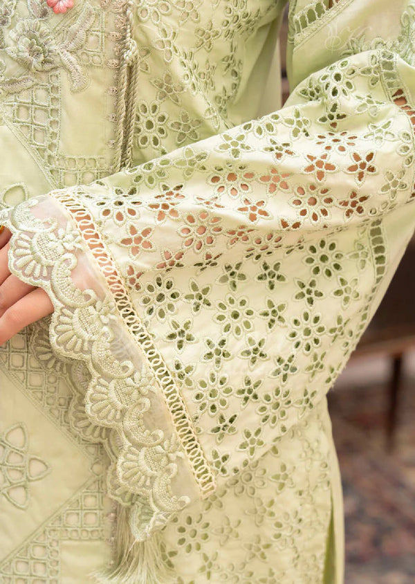 MAH - E ROOH BY KARMA STITCHED LAWN KC-1368 (PALE IVORY)