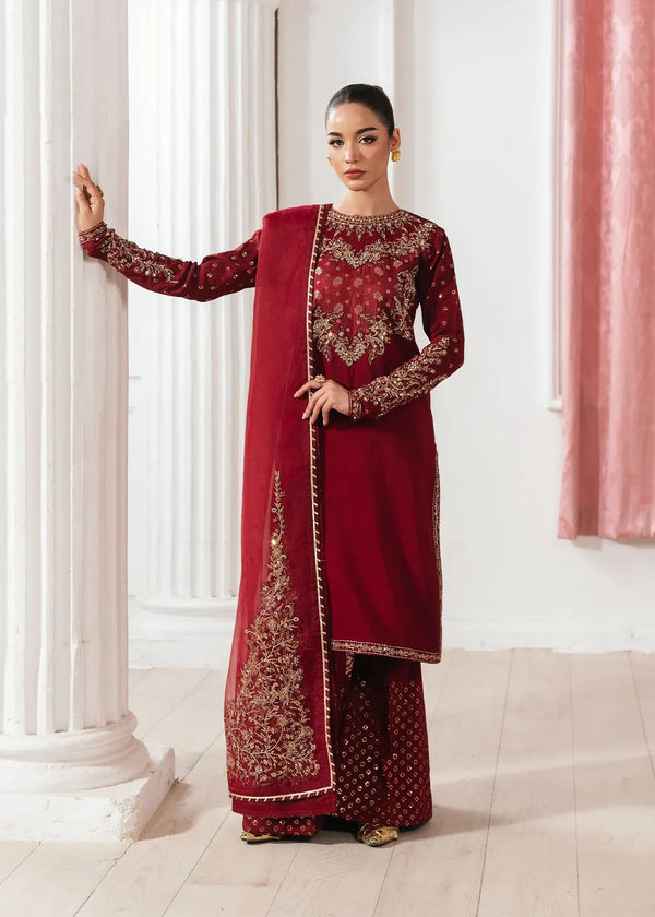 ZOYA AHMED AAMNA FAISAL STITCHED SILK-VOL2 D-04