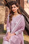 FARASHA DASTOOR UN-STICHED 3PC|DAINTY LILAC