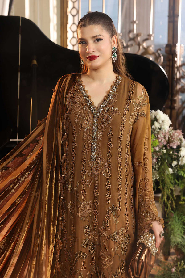 MARIA B CHIFFON WEDDING-26-205-MUSTARD