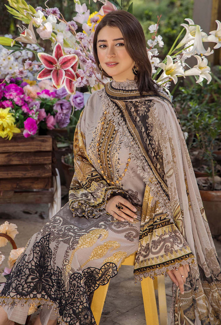 JASMINE UN-STITCHED LAWN ADAN LIBAS -2364
