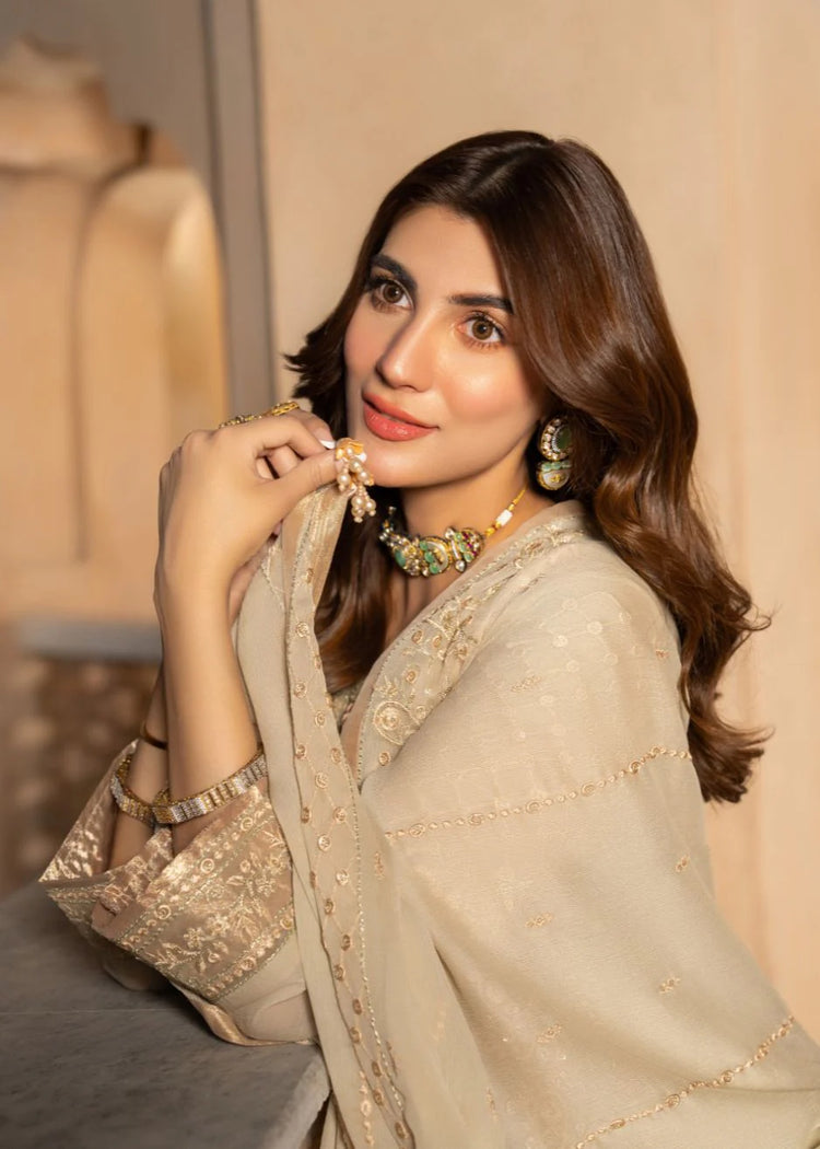 AFSANAY LUXURY CHIFFON UNSTITCHED 3P| BY SHAHZEB - NUR