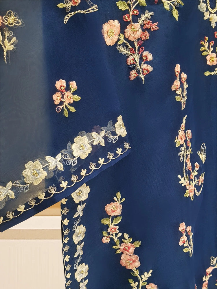 AGHA NOOR 2 PIECE - PURE ORGANZA EMBROIDERED SUIT S108877