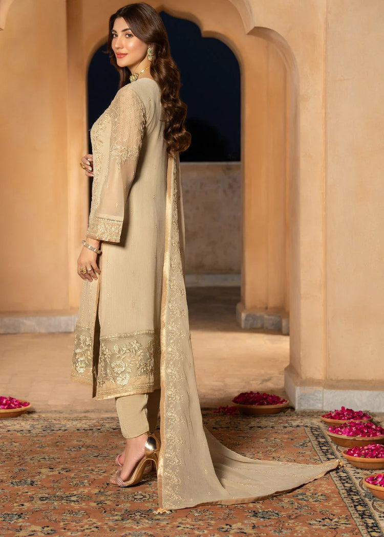 AFSANAY LUXURY CHIFFON UNSTITCHED 3P| BY SHAHZEB - NUR