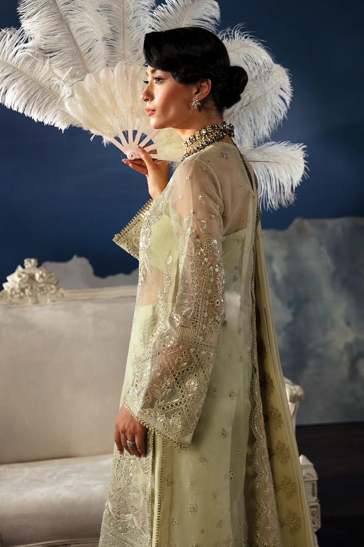 LA FUCHSIA FESTIVE UNSTITCHED BY AFROZEH - ZELENA