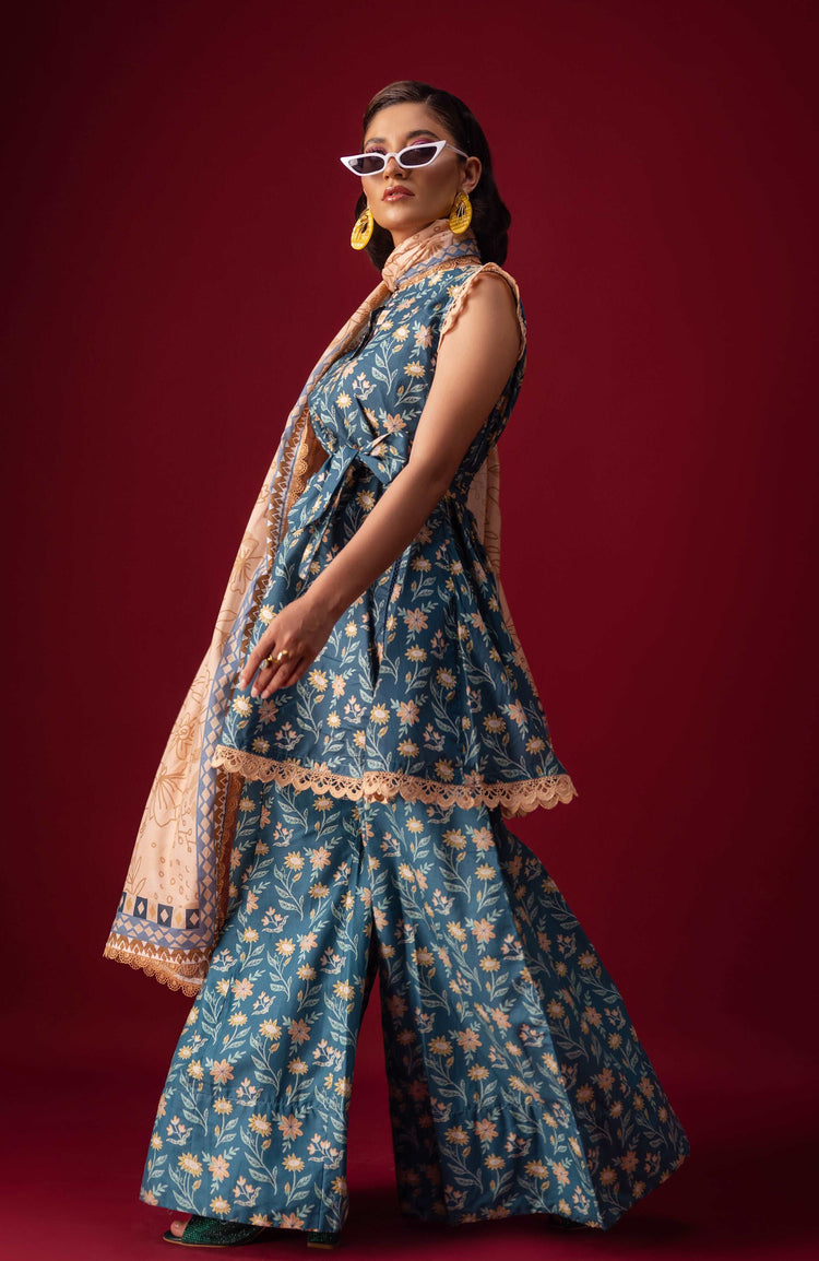 Coco Al Zohaib Popup Cambric 3 Piece Unstitched-CPC-2-24-06