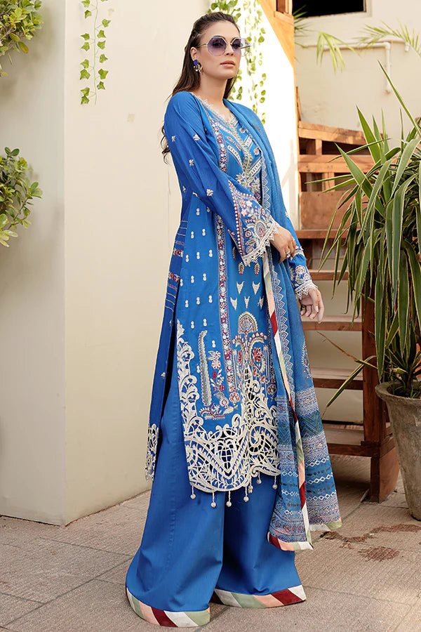 BAHAAR LUXURY LAWN BY MARYAM || LARA B-1016 ||