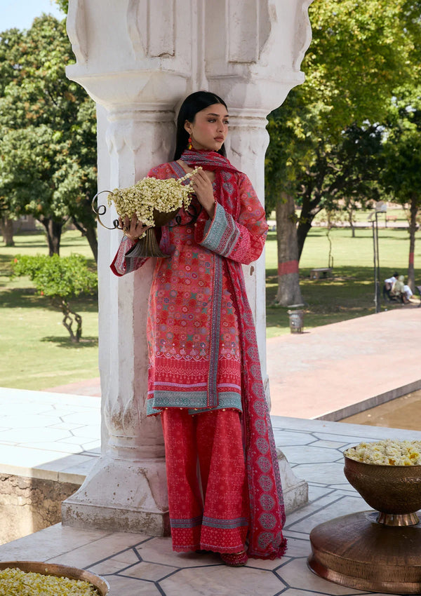 Aangan-Print Chiffon'26 By Kahf - KPS-3A TABEER