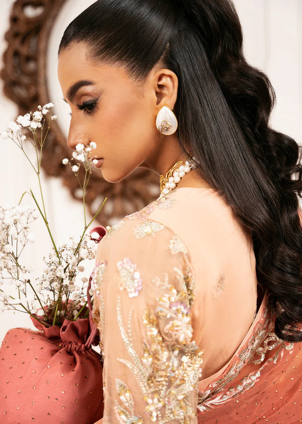 INAYAT ALIF BY AJR LUXURY WEDDING UN-STITCHED 3PC| SUN-KISSED