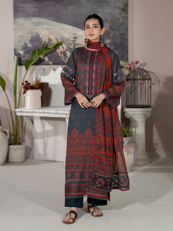 VARDA BY BINAAS UN-STITCHED 3PC | D-08