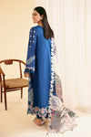 QLINEKARI BY QALAMKAR UN-STICHED 3PC|SQ-08 ZEL