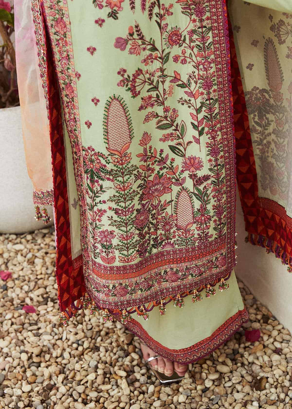 HUSSAIN REHAR LUXURY LAWN| UNSTITCHED 3PC| EIRA (SS-5291)