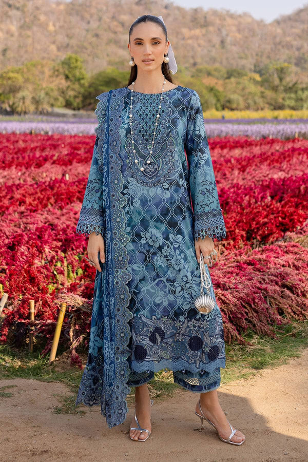 NUREH BLOOM UN-STITCHED 3PC | 03