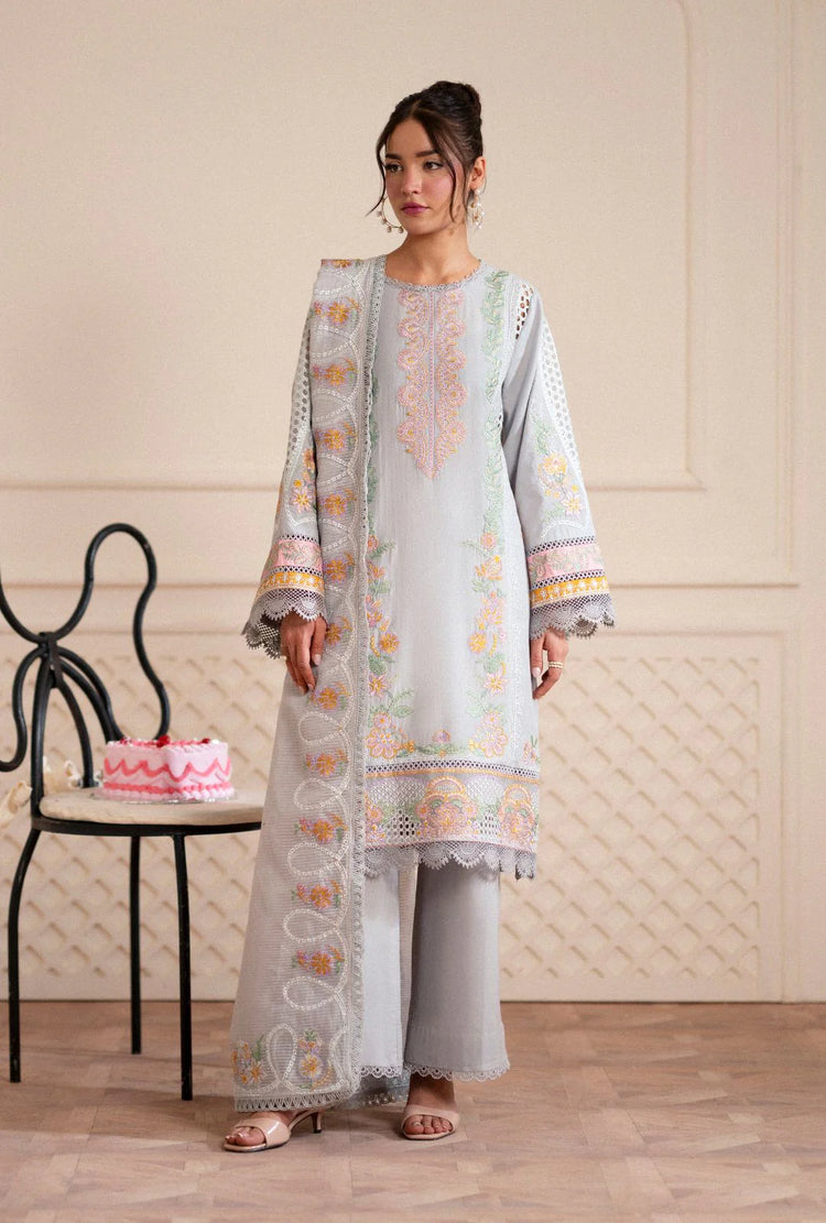 AJR SIGNATURE LAWN UN-STITCHED 3PC| DEWBERRY