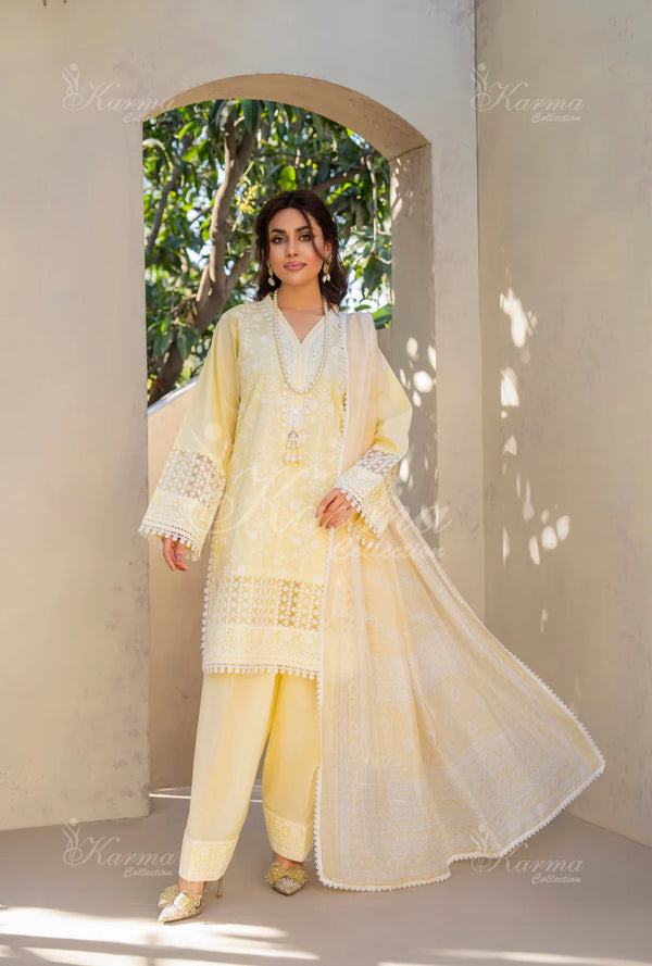 JAFA BY KARMA STITCHED {KC-1440 BUTTER YELLOW}