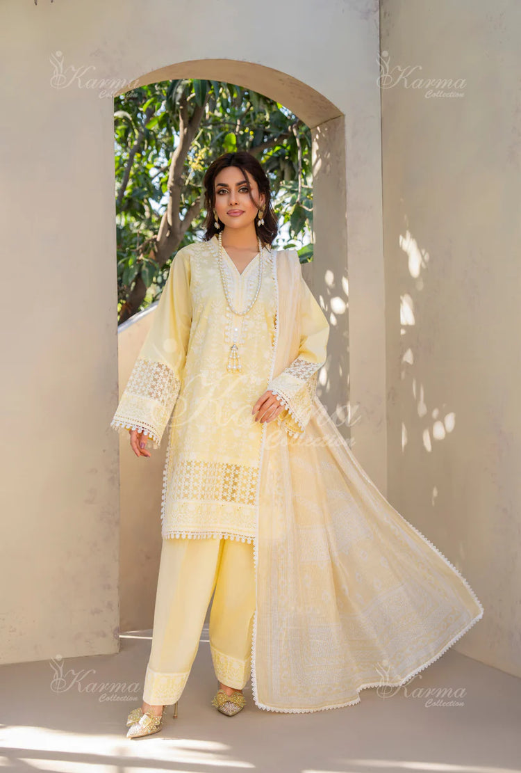 JAFA BY KARMA STITCHED {KC-1440 BUTTER YELLOW}