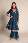 M KIDS BY MARIA B 2025 MKD-EF25-07 TEAL