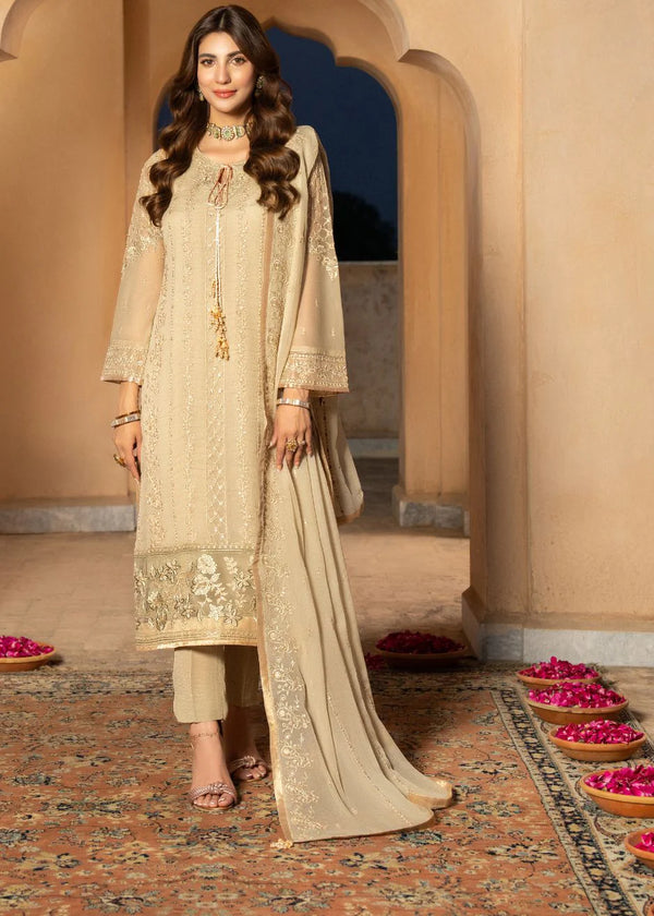 AFSANAY LUXURY CHIFFON UNSTITCHED 3P| BY SHAHZEB - NUR