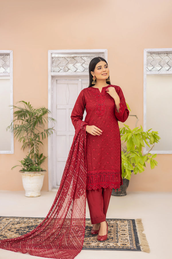 GEORGIA SEMI-STITCHED LAWN BY ZAINAB FAZLANI - MAHEROO