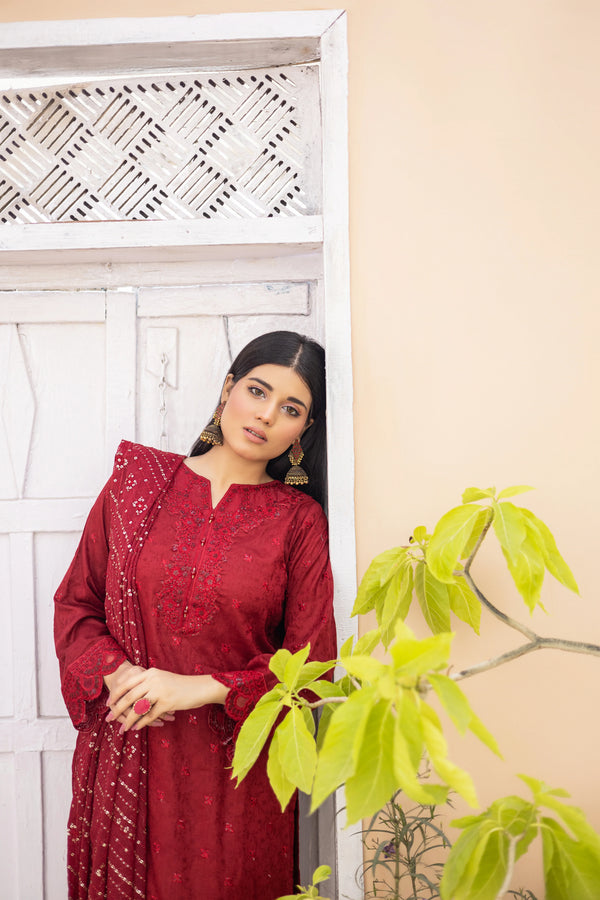 GEORGIA SEMI-STITCHED LAWN BY ZAINAB FAZLANI - MAHEROO