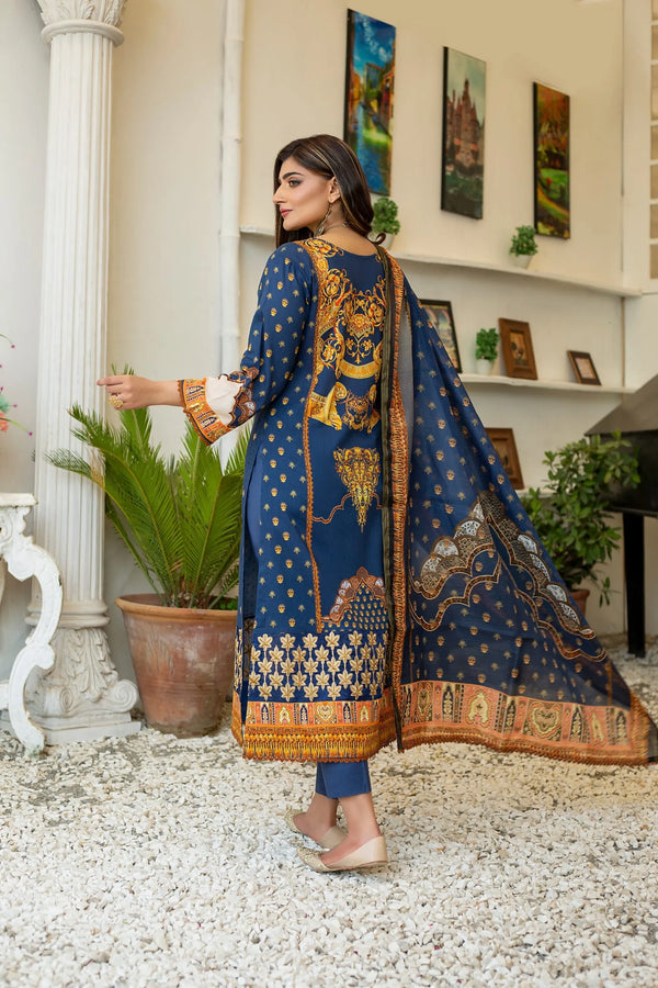 SUBHHATA MASAKALI EMBROIDERED LAWN BY ZS-06