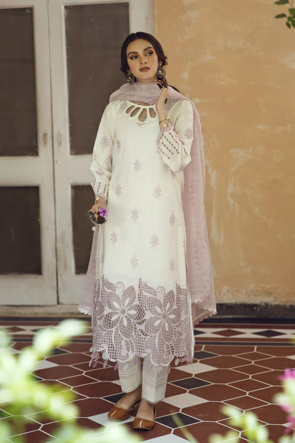 MEENA KUMARI LUXURY CHIKANKARILAWN EID COLLECTIONM BY|| AABYAAN|| MEHRUNISSA (AB-06)