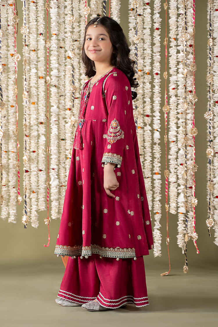 M KIDS BY MARIA B 2025 MKS-EF25-07 PINK