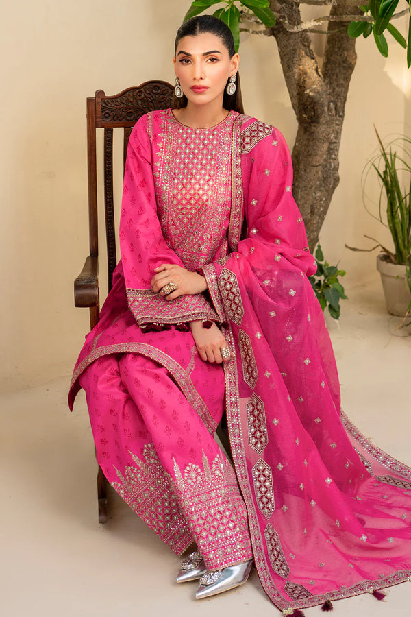 JAZMIN IRIS UN-STICHED 3PC|D3
