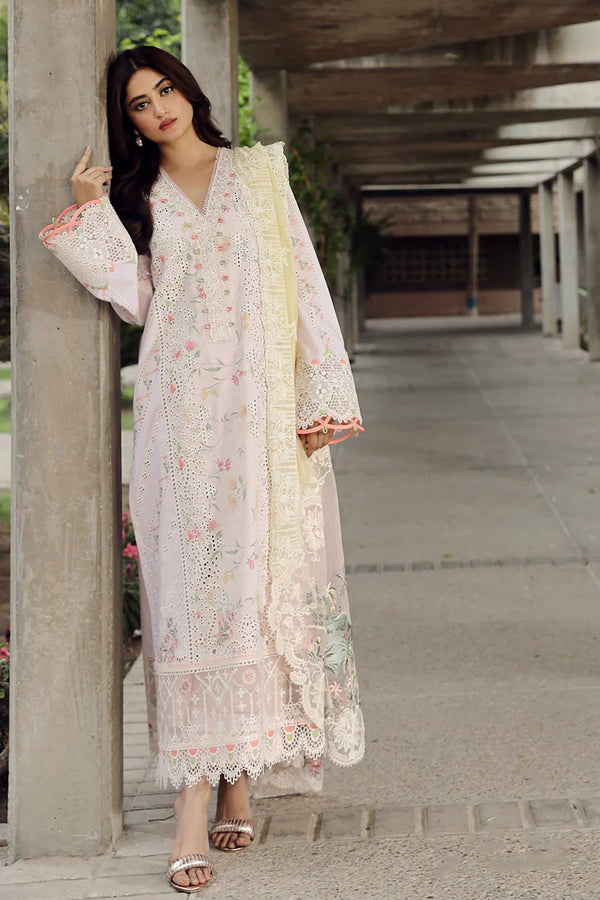 QALAMKAR FESTIVE UN-STICHED 3PC| PS-03