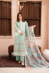 KARMA NAQSH- LIGHT TURQUOISE