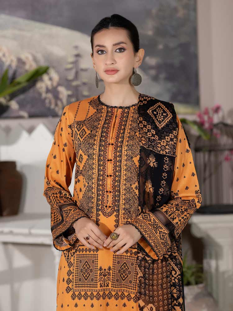 VARDA BY BINAAS UN-STITCHED 3PC | D-11