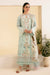 QLINEKARI BY QALAMKAR UN-STICHED 3PC|SQ-06 AFROZEH