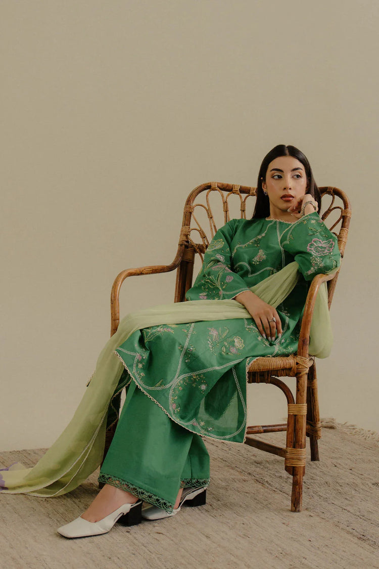 COCO BY ZARA SHAHJAHAN UN-STITCHED 3PC | Tara-8B