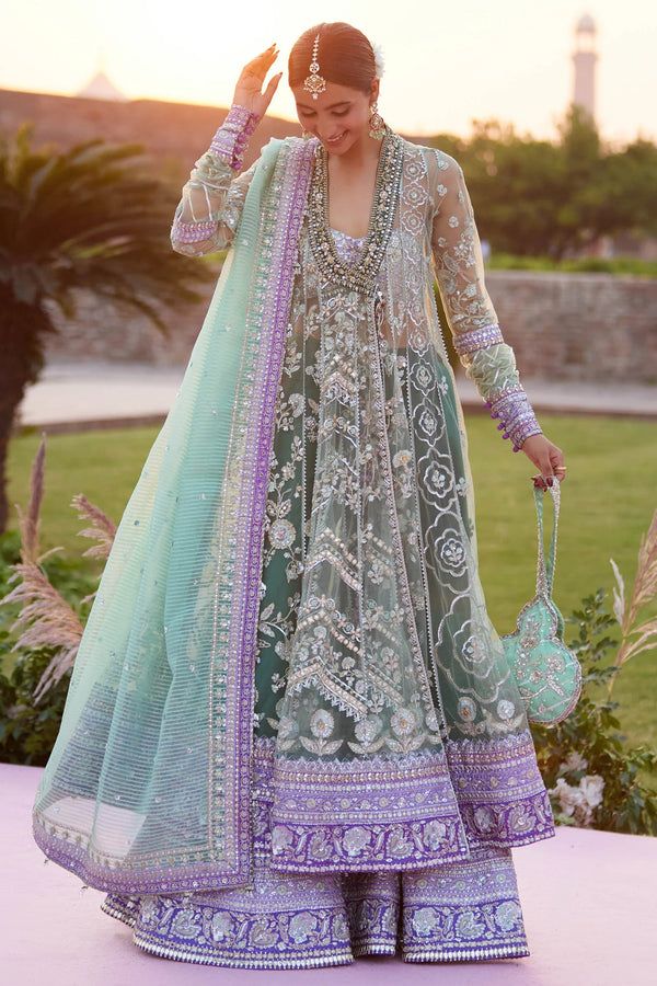 ZAHA GOSSAMER-ZARQAH-E-PISTACHIO (ZC25-03)