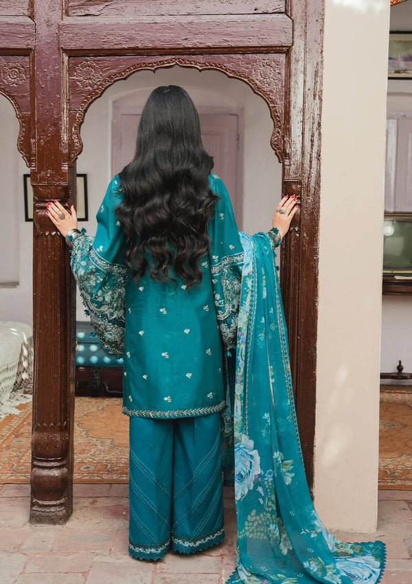EK FASANA BY KAHF UN-STITCHED 3PC | KLB-5A MORNI
