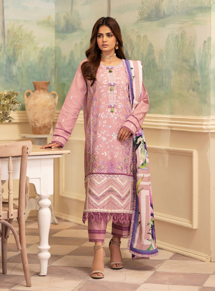 MERAKI BY ROHEENAZ FALL WINTER UN-STITCHED 3PC-GISELLE