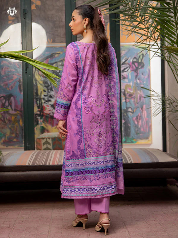 Akira By Gulljee Printed Embroidered Lawn Collection - D6