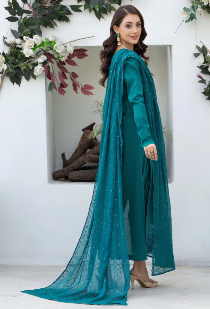 AVIVA BY HUMDUM UN-STITCHED 3PC | D-02